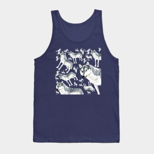 Totem Alberta Wolf Pattern Tank Top